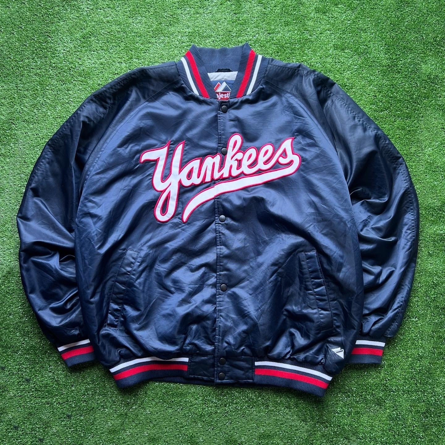 MLB 90s フロリダ・マーリンズ 切り替え スタジャン | 古着屋サト