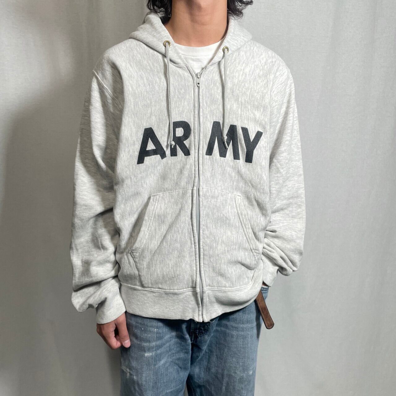 army ジップパーカー 90s talon 80年代~90年代 ARMY スウェットパーカー フルジップパーカー