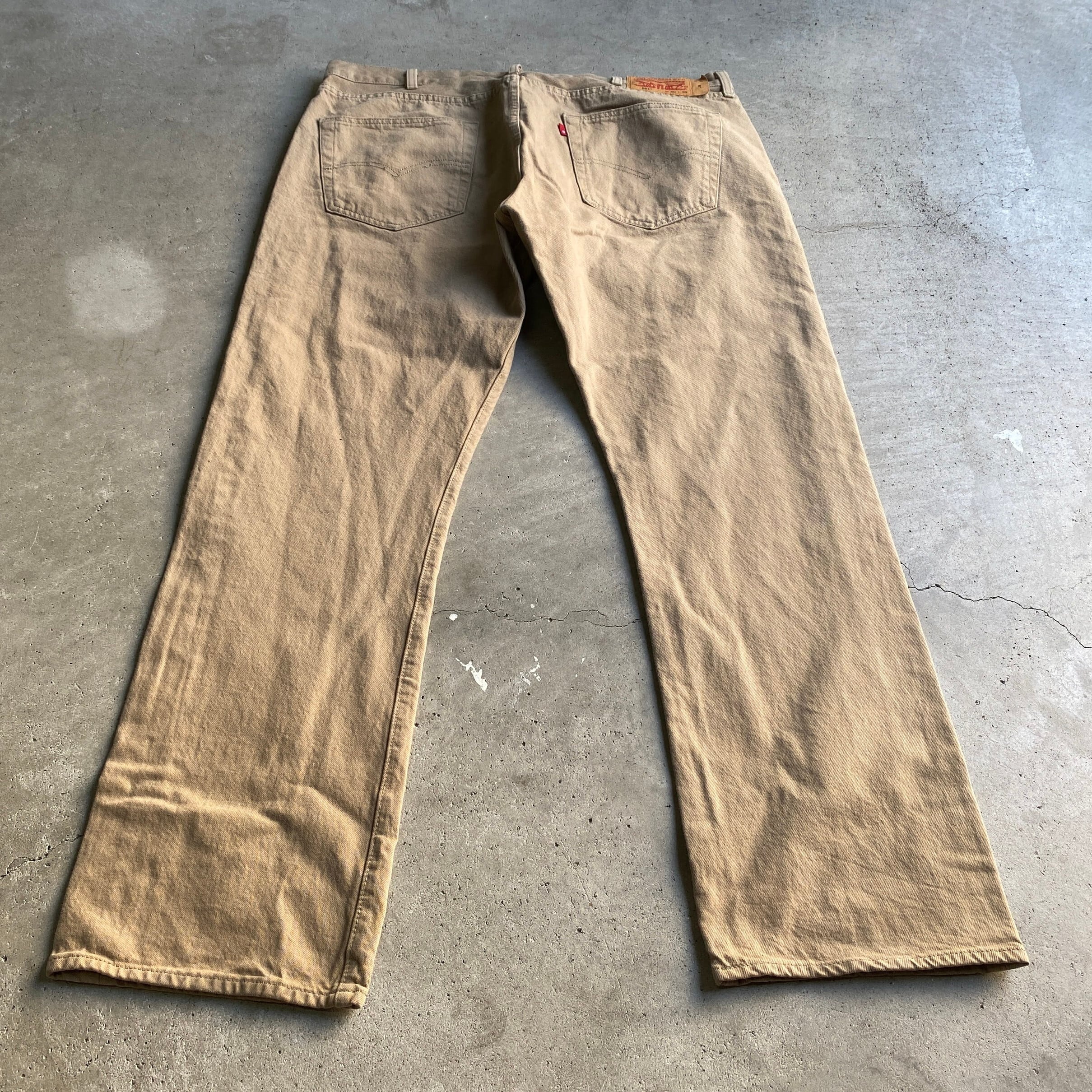 Levi's リーバイス 501 カラーデニムパンツ ストレート ジーンズ w40 古着 ライトブラウン 茶色【デニムパンツ】【HA10】 |  cave 古着屋【公式】古着通販サイト