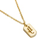 LJ DOGTAG NECKLACE GOLD