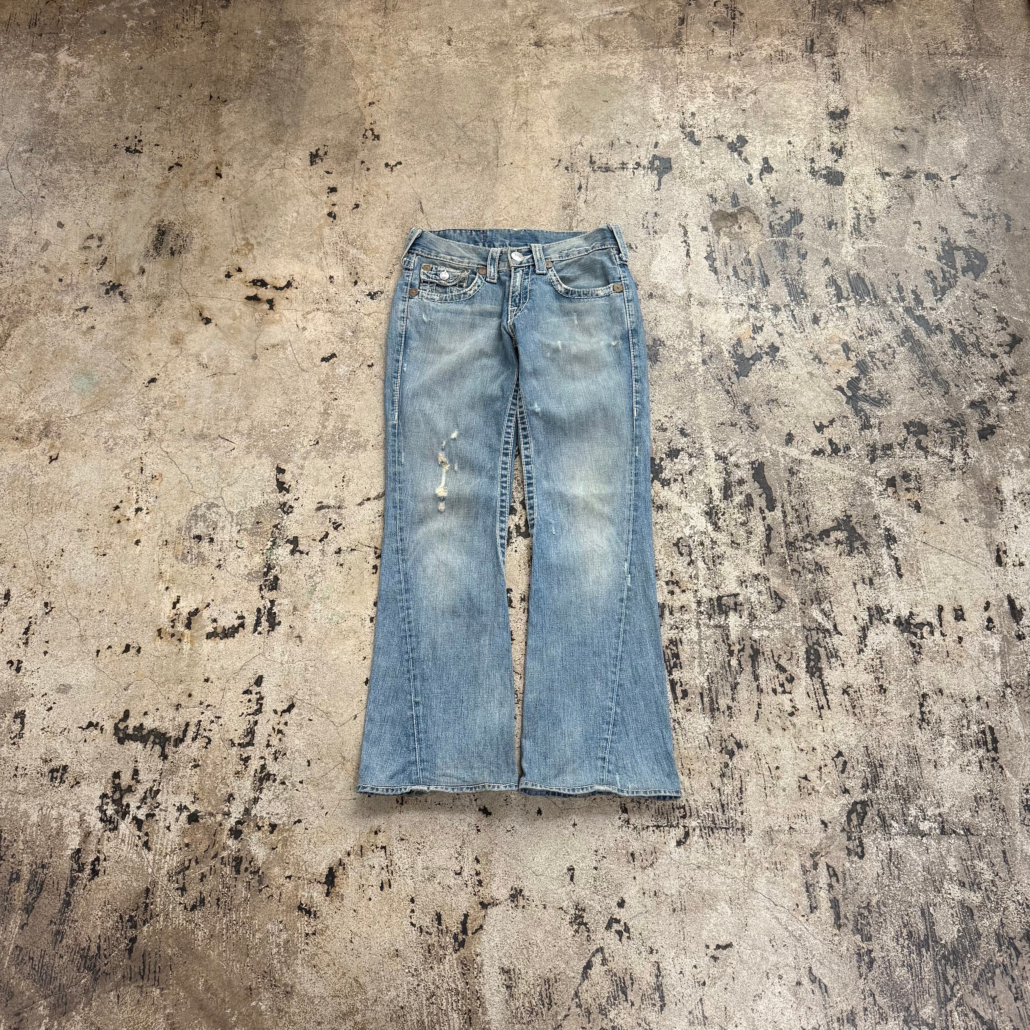 最低価格販売 00s TRUE RELIGION JOEY BIG T y2k フレア 【公式通販】