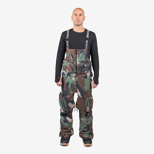 Endeavor 3L Scout Removable Bib Pant / Woodland Camo