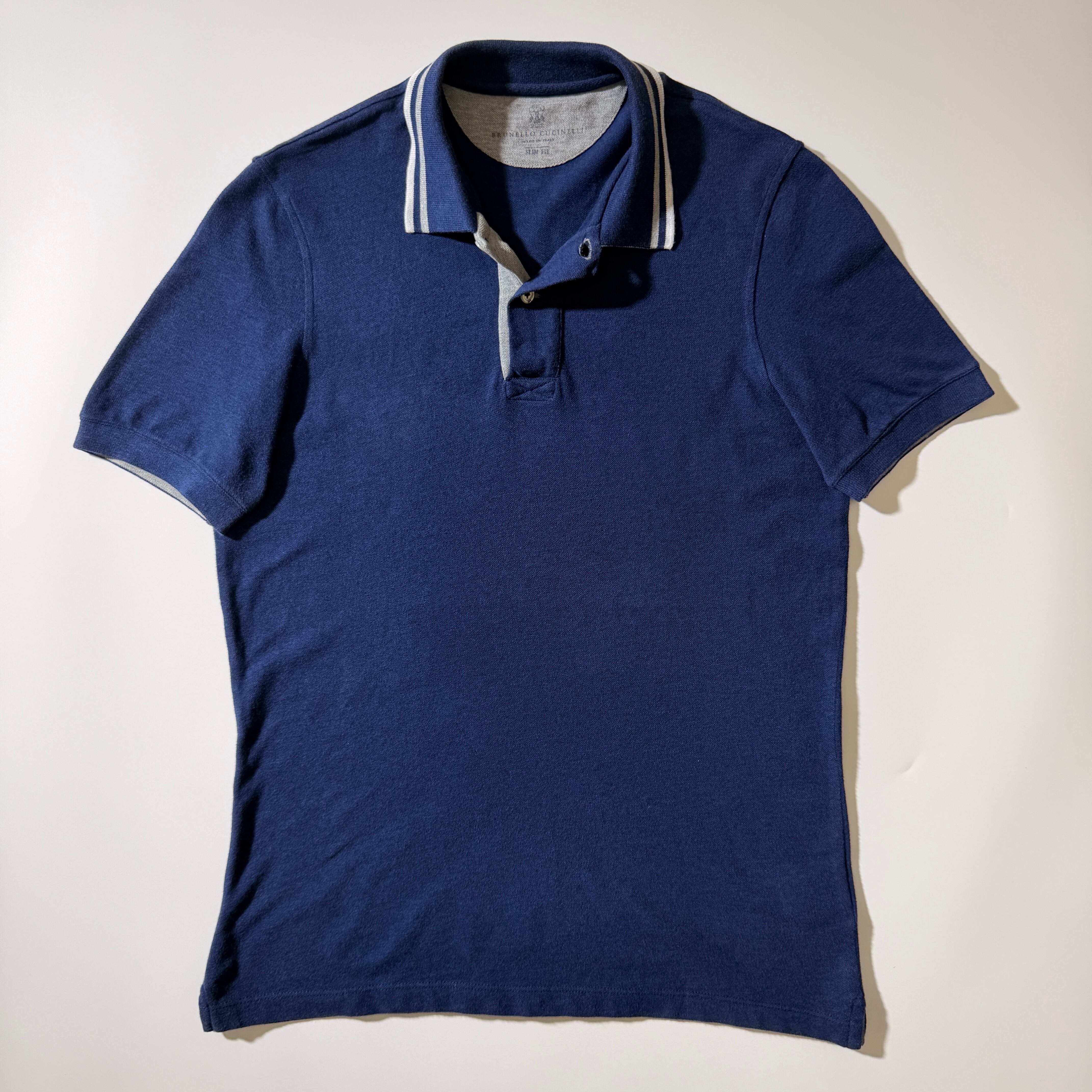 Brunello Cucinelli Cotton polo shirt white XS | ASSET VINTAGE