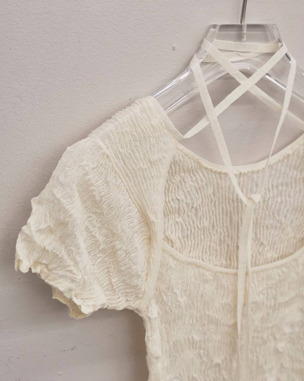 TODAYFUL 2way Sheer Knittops アイスブルー todayful 2way Sheer Knittops アイスブルー 新品｜Yahoo!フリマ（旧