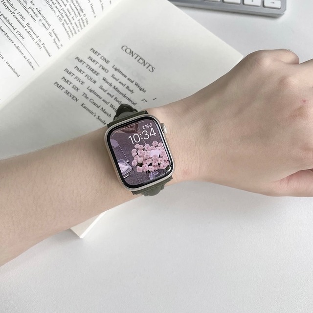 リアルレザーアップルウォッチベルト