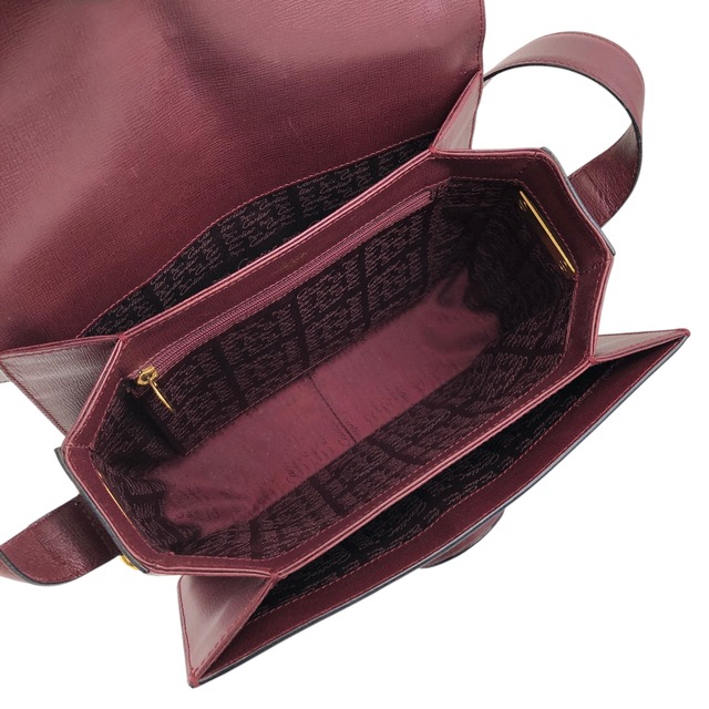 Cartier カルティエ マストライン ショルダーバッグ ボルドー ターンロック レザー vintage ヴィンテージ オールド mjvugd