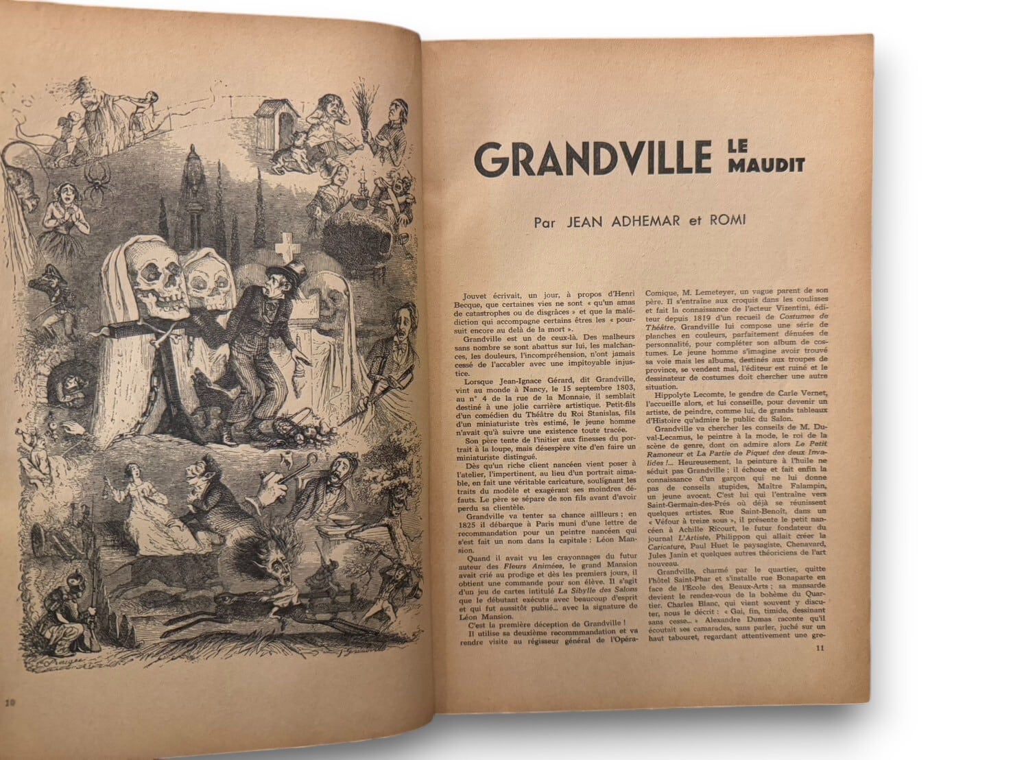 SL517】BIZARRE cent cinquantenaire de J.J. Grandville No.2 SL517】BIZARRE cent cinquantenaire de J.J. Grandville No.2