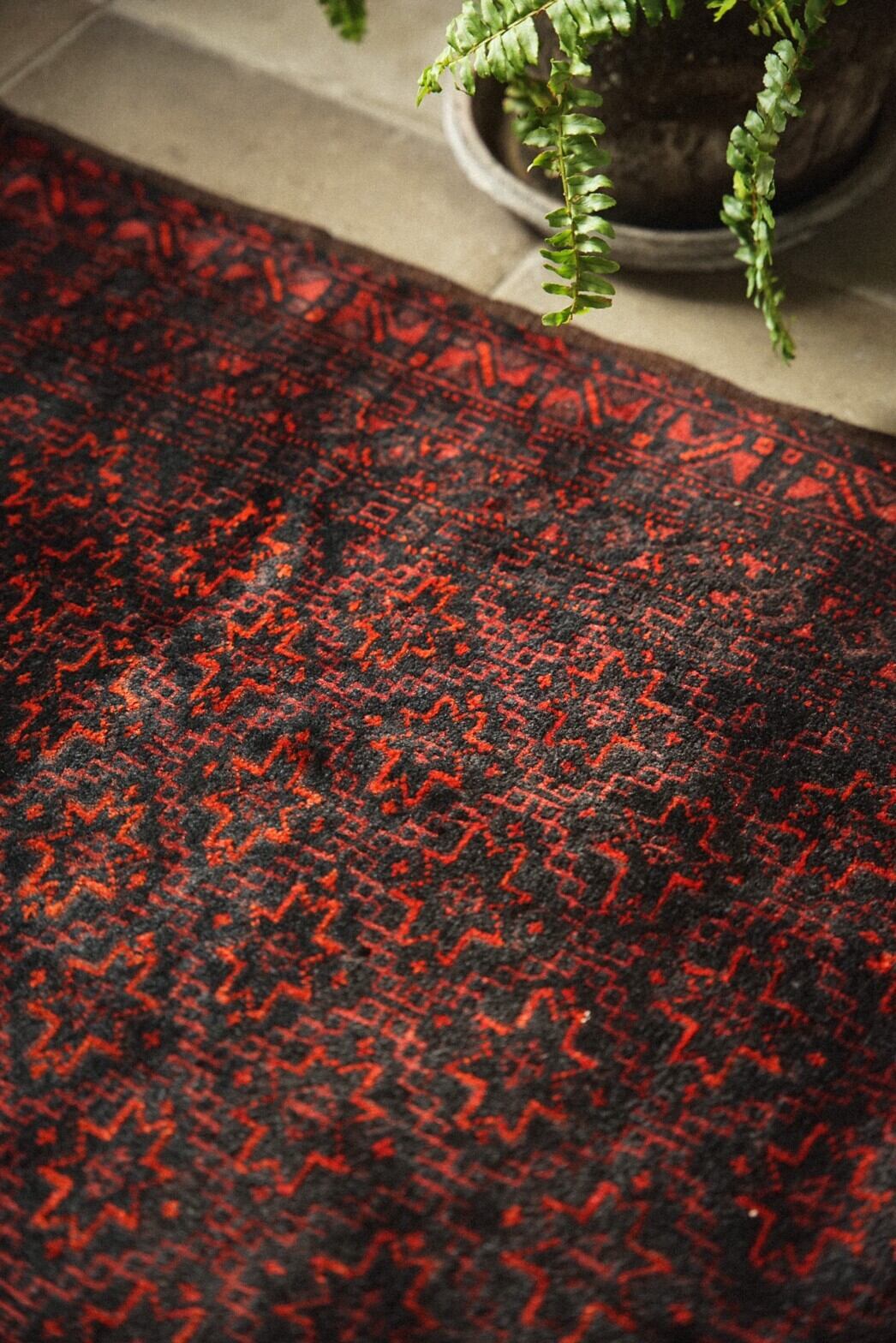 545-Vintage Maliki family Baluch rug | 手織りのヴィンテージラグ