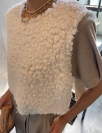 【25aw】Boa Vest_2colors