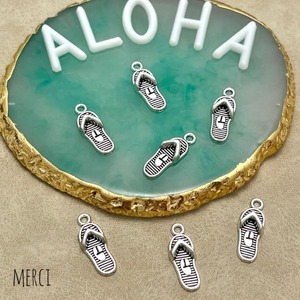 【2個】ぞうりチャーム/島ぞうり/ビーチサンダル/ハワイアン/