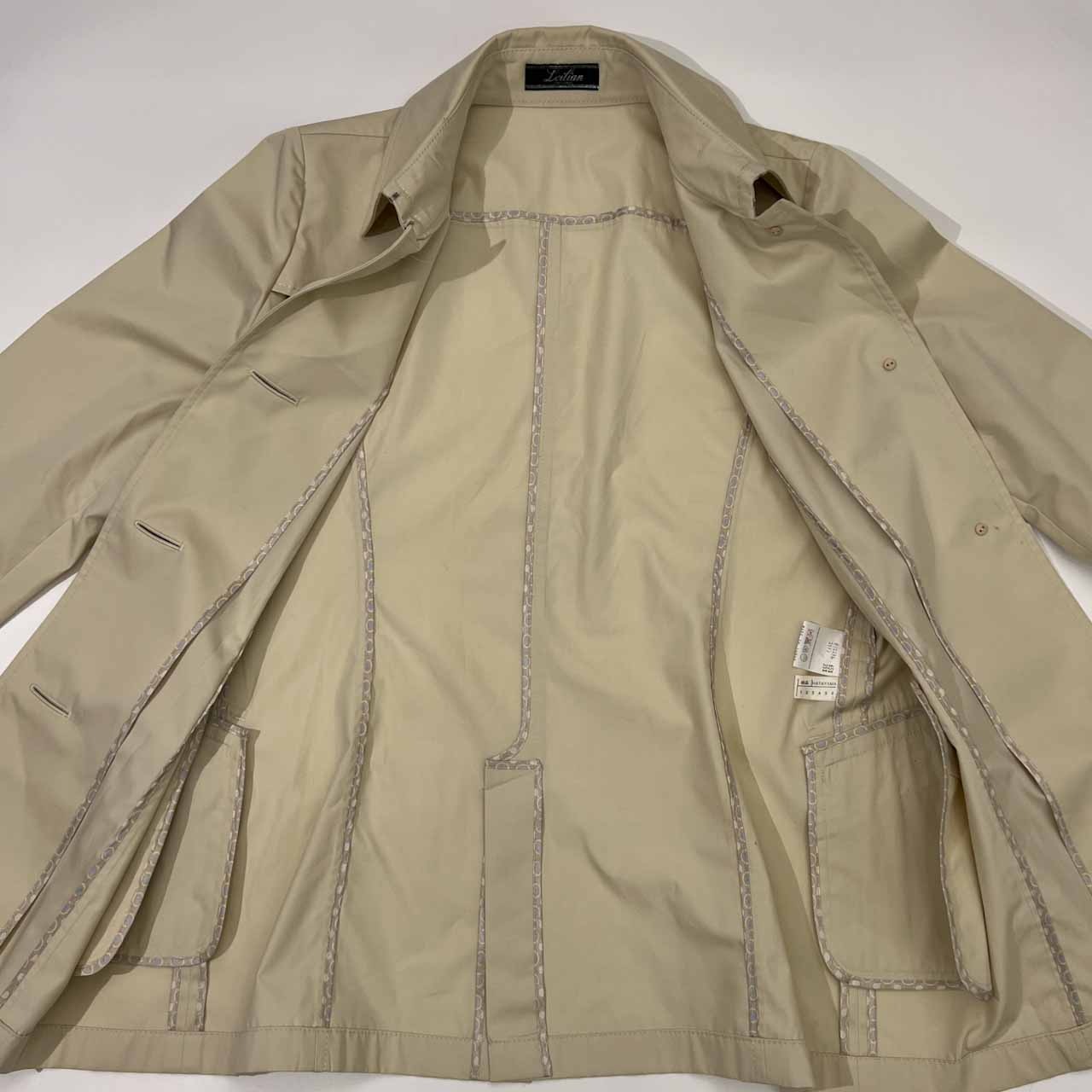 Leilian レリアン ハーフ丈 トレンチコート 9/アイボリー レディース