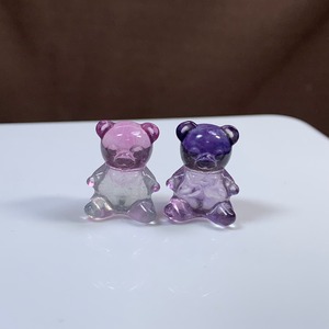 10.可愛い仲良しくまちゃんペア・フローライトくま