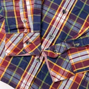 TOMMY HILFIGER トミーヒルフィガー Fitted チェック 長袖シャツ 8/マルチ レディース