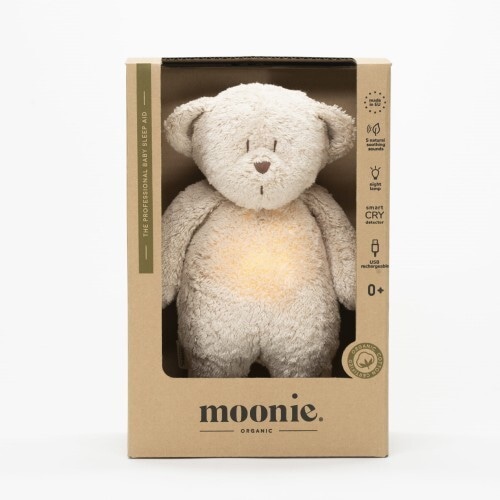 Organic Humming Bear With A Lamp [ Sand natur ] / moonie [ファーストトイ 出産準備 出産祝い]