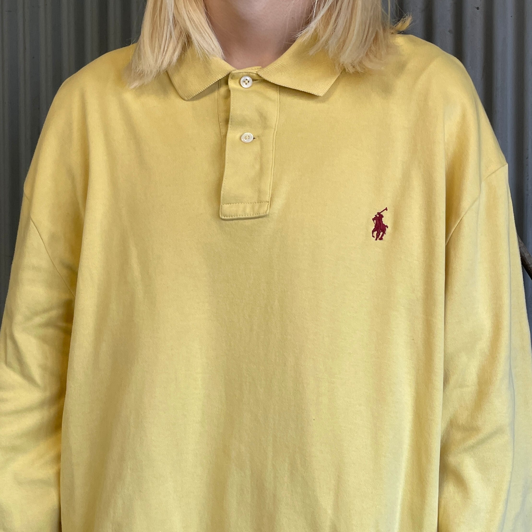 Polo by Ralph Lauren オールドラルフローレン 長袖ポロシャツ メンズL