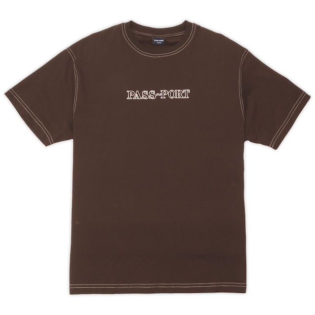 【PASS PORT】Official Organic tee - BARK