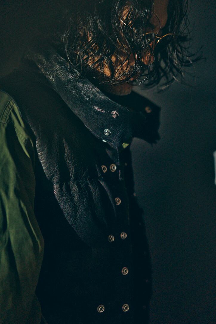 GOOD KARMA DEVELOPMENT【Leather Down Vest