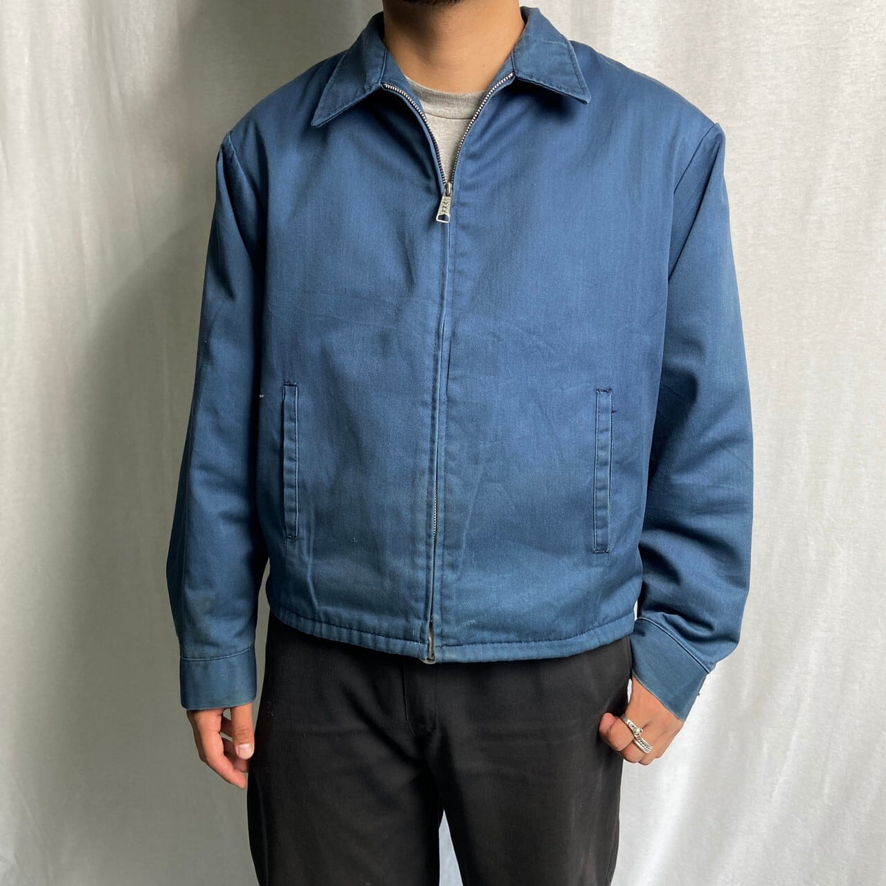 70-80年代 ワークジャケット メンズL相当 古着 コットンジャケット 