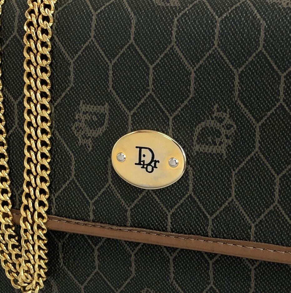 Christian Dior クリスチャン ディオール ハニカム Diorロゴ PVC