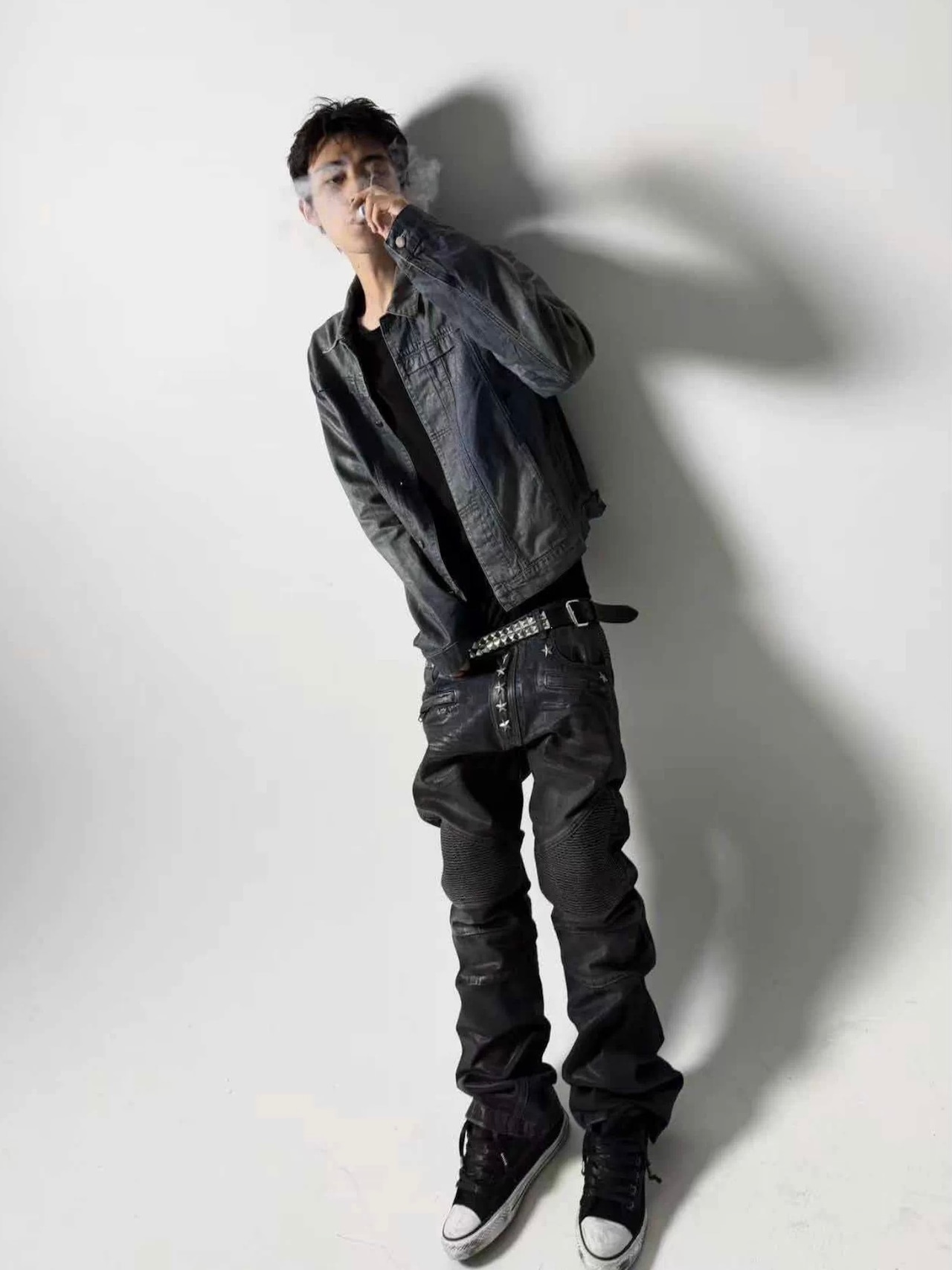 【CinderVein】Gradient Washed Denim Jacket