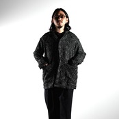 INTERIM(インテリム)TEXTURED DONEGAL BOUCLÉ DEADSTOCK HYPER BIG FLY FRONT SHIIRTS JACKET
