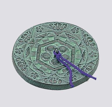 文鎮 古鏡松鶴文