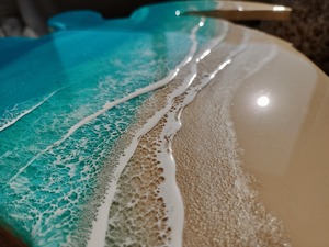 212.オーシャンレジンアート お好きな文字お入れします。