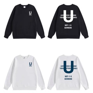 Back print crew neck sweatshirt 0048