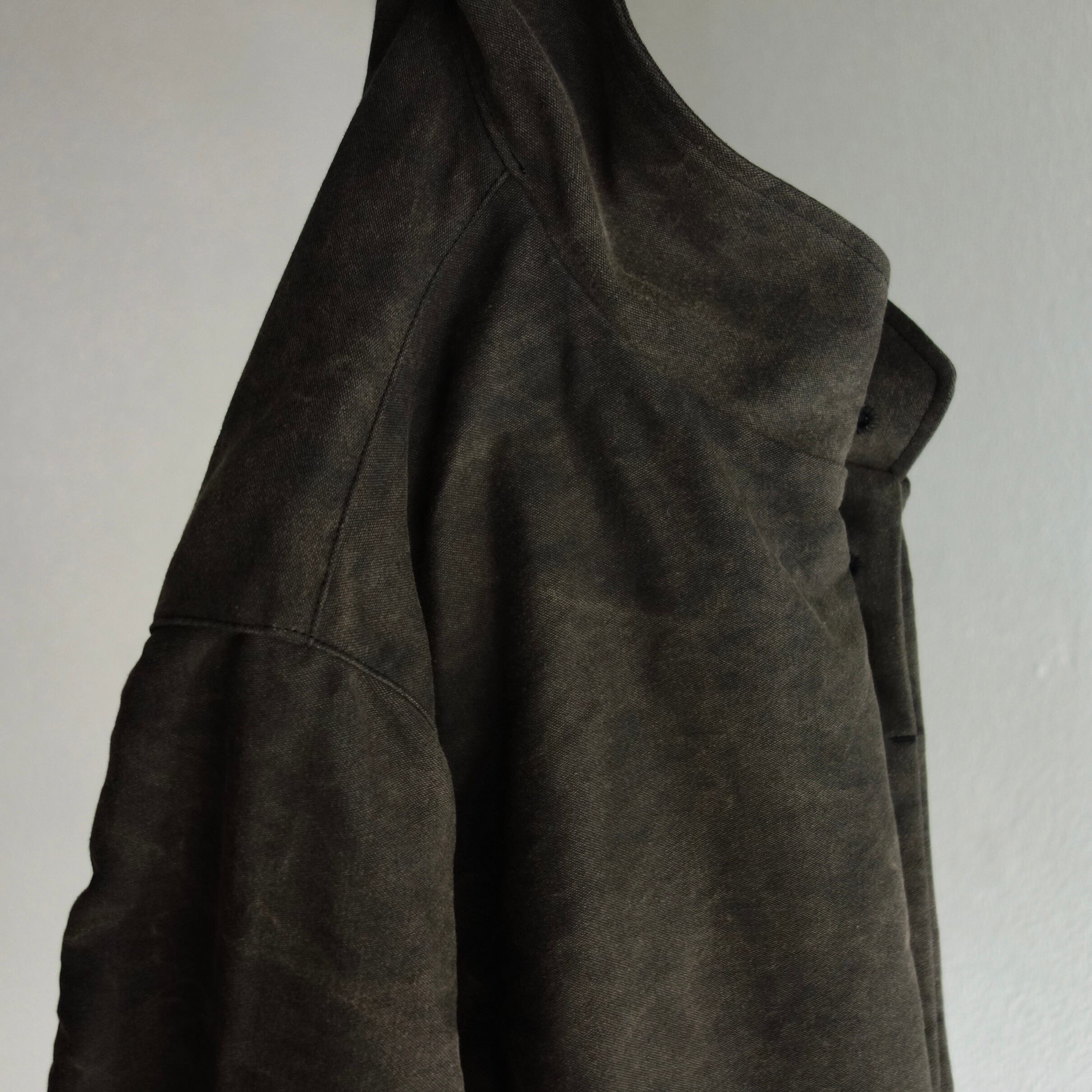 新品classic moleskin shoesmakers classic moleskin shoesmakers coat / black | ATELIER GARDENIA