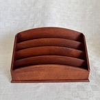 木製カードホルダー　レターラック　レタースタンド 19otf7