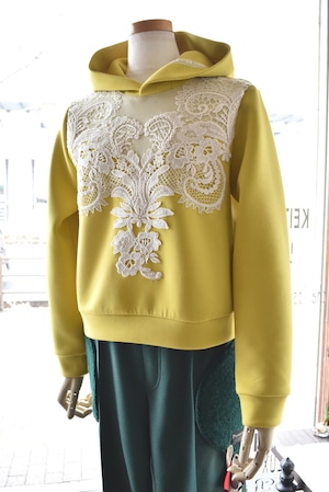 NAPATA MELLOE(ナパータメロエ) 26S/S レース付フーディー