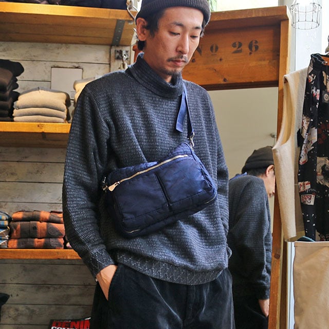 Porter Classic SUPER NYLON SHOULDER BAG (M) BLUE ポーター ...