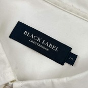 Black Label Crestbridge ブラックレーベル 長袖シャツ 3/ホワイト メンズ