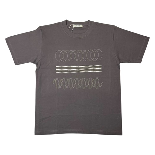 【HOUSSE】 RHYTHM S/S T (Charcoal)〈国内送料無料〉