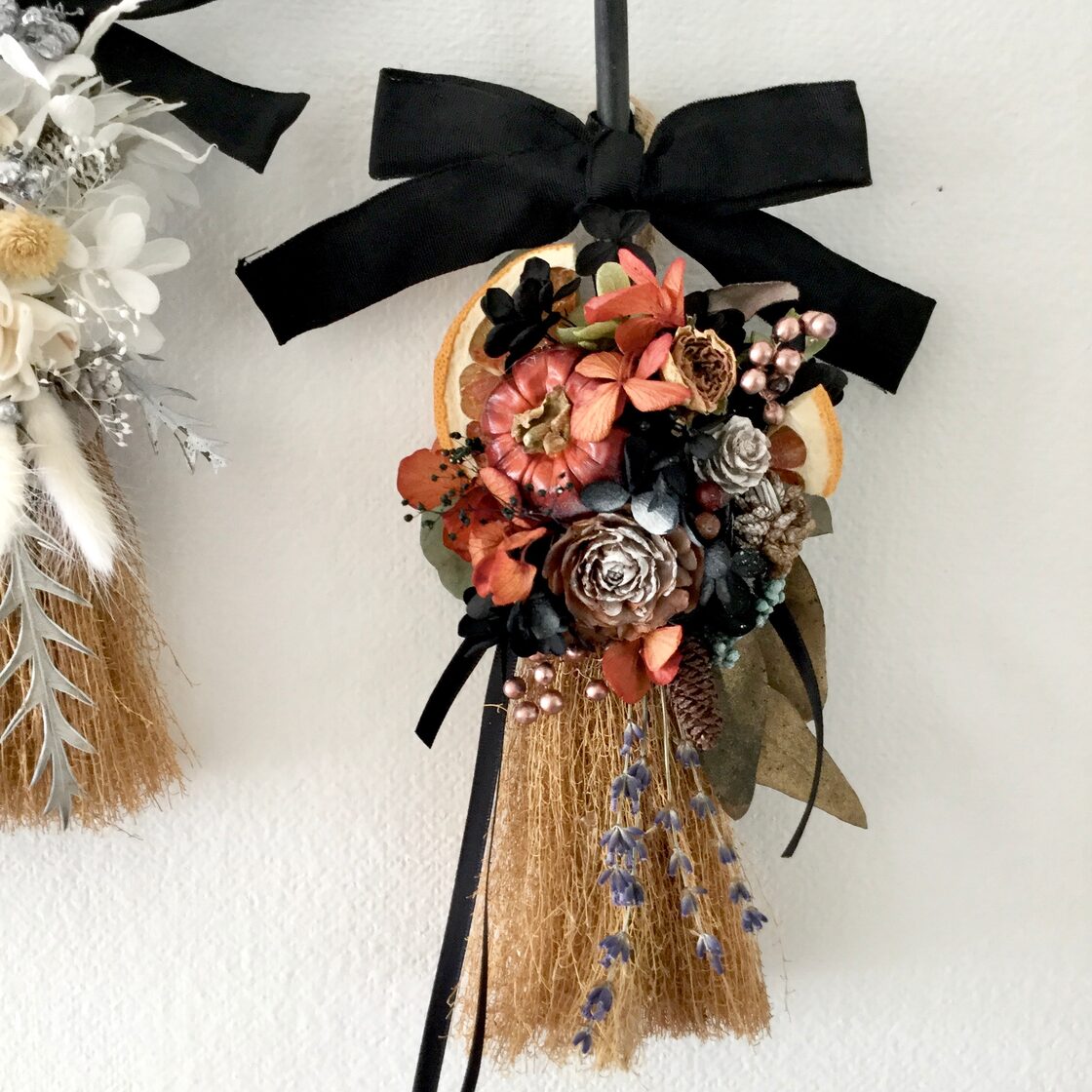 ハロウィン スワッグ 壁飾り ドライフラワー 誕生日プレゼント  