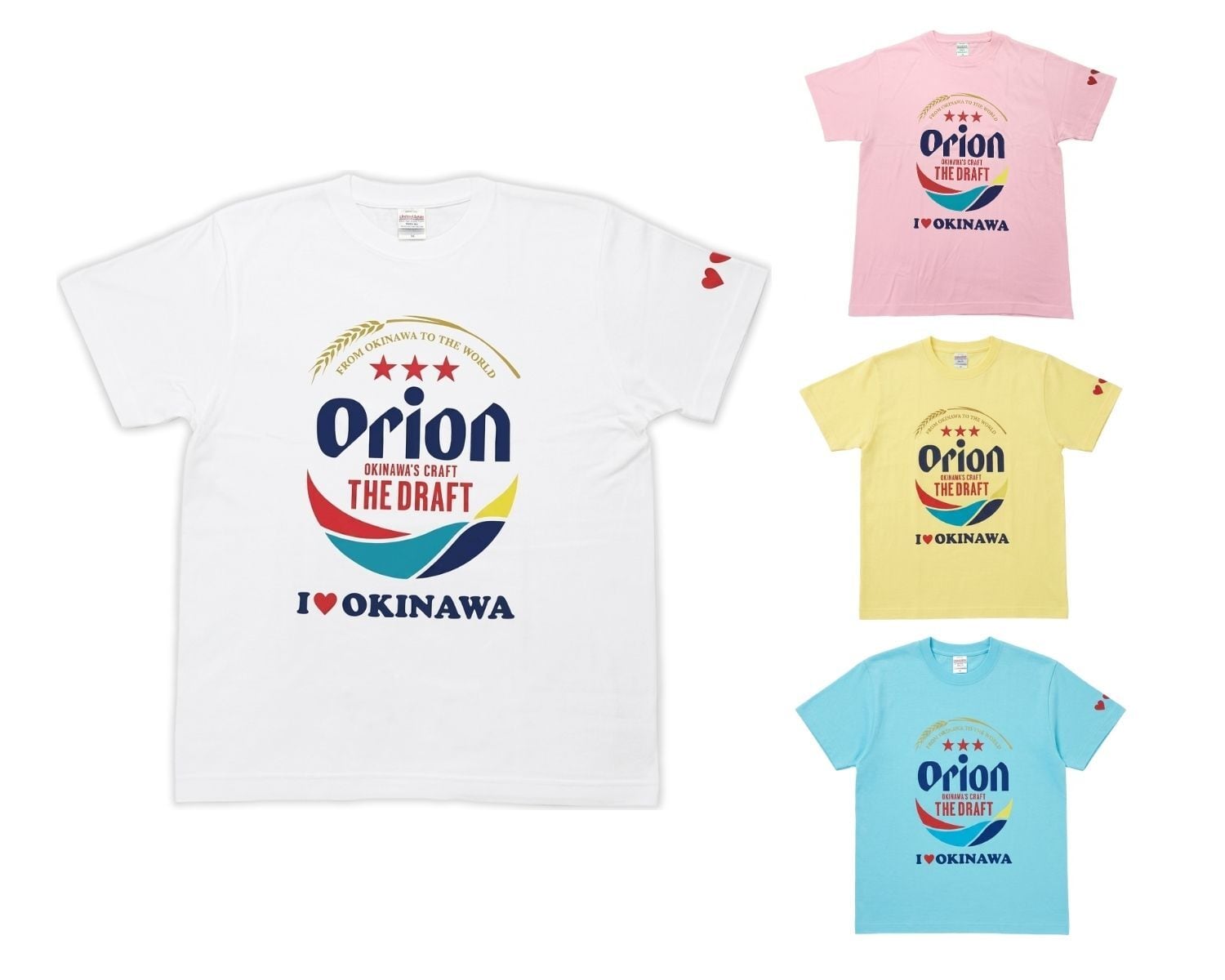 オリオンビール Tシャツ ホワイト I LOVE OKINAWA 正規品 アイラブ