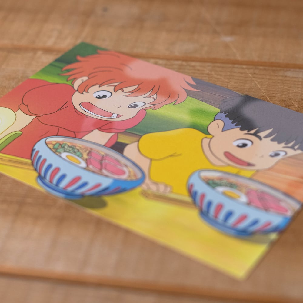 崖の上のポニョ ポストカード 食べ物シリーズ（3266） | すすのこ商店
