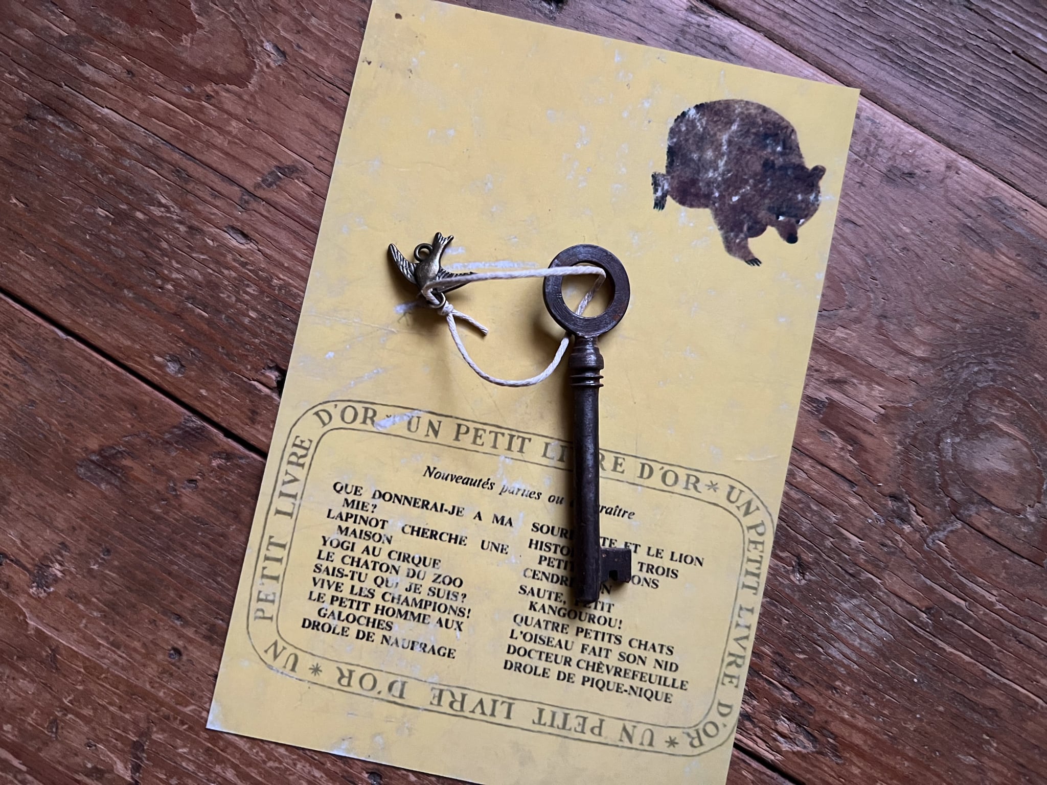 フランスの古い鍵(4)フレンチアンティーク ヴィンテージ アンティークキー