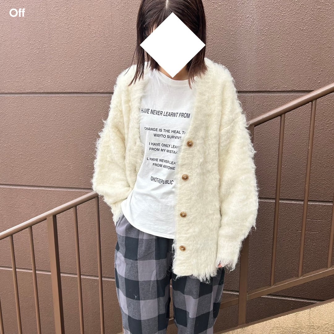 Heve/カーディガン(厚手)/FREE/ウール/BEG/HE12-0002-2W その他