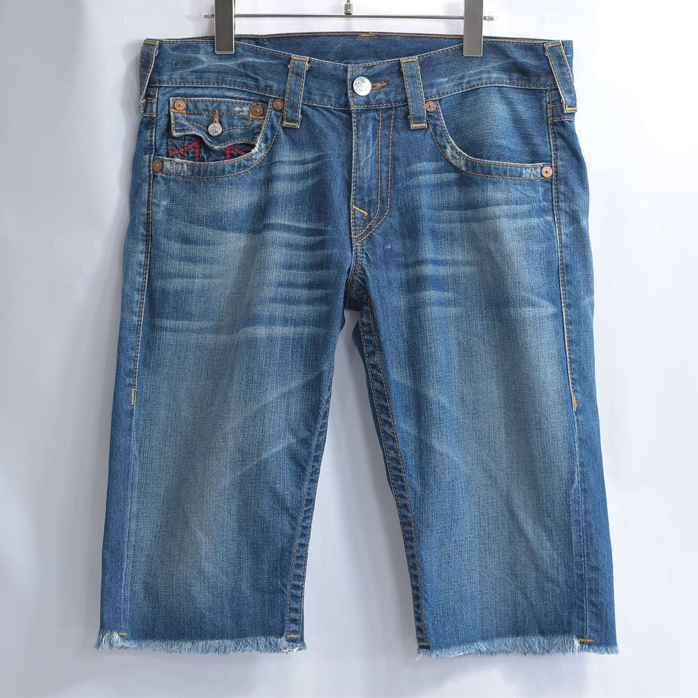 00s～ USA製 True Religion トゥルーレリジョン カットオフ デザイン