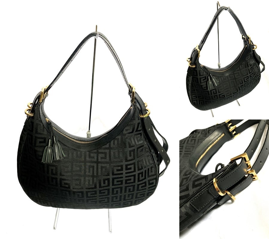 極美品 新品同様 入手困難 GIVENCHY ジバンシー シグネチャー ロゴ