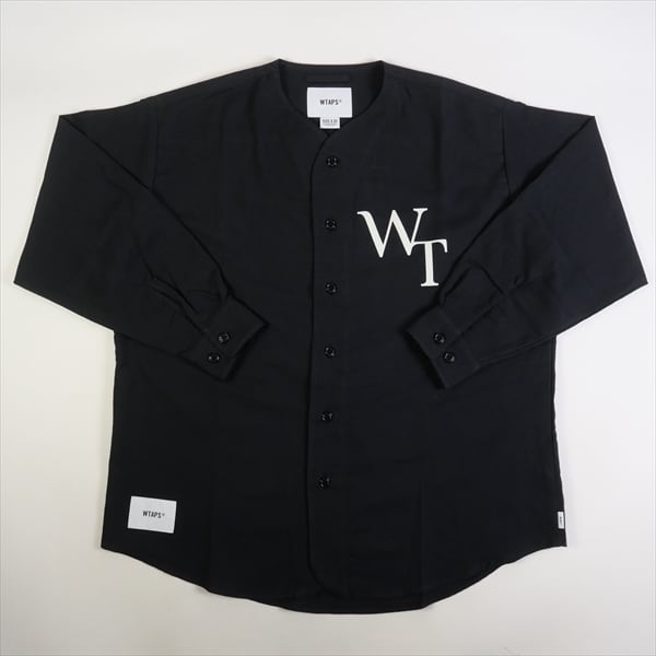 WTAPS 22AW LEAGUE 02 / LS / COTTON.  BLK