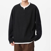 ヘンリーネック ロングスリーブTシャツ af0310