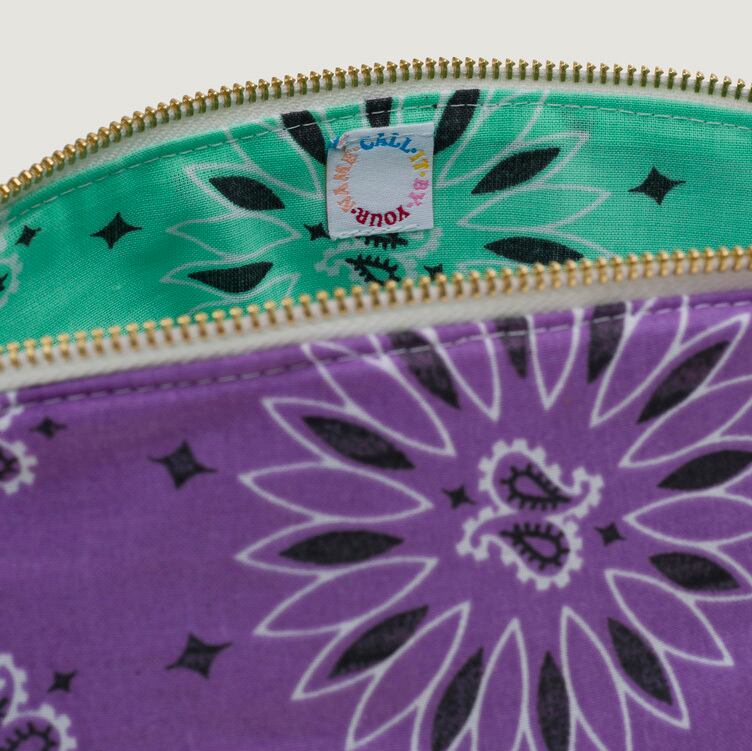 CALL IT BY YOUR NAME Vanity Pouch Large LILAS/MINT | SAKAN LES YEUX