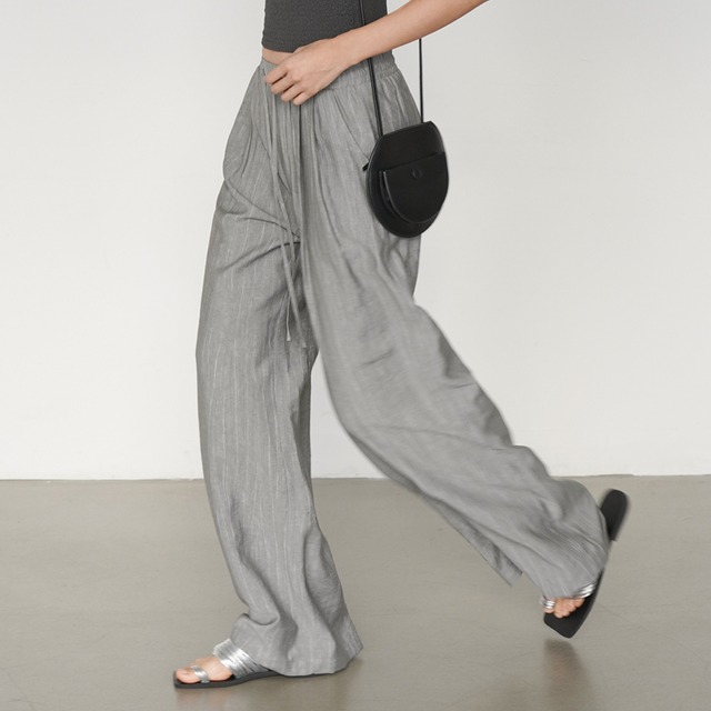 relaxed drape pants　L0038