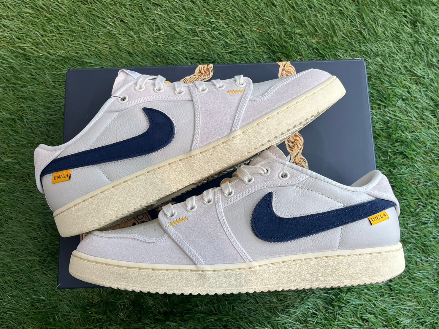 均一SALE‼ NIKE × UNION AIR JORDAN 1 LOW KO SAIL LEATHER DZ4864-100  