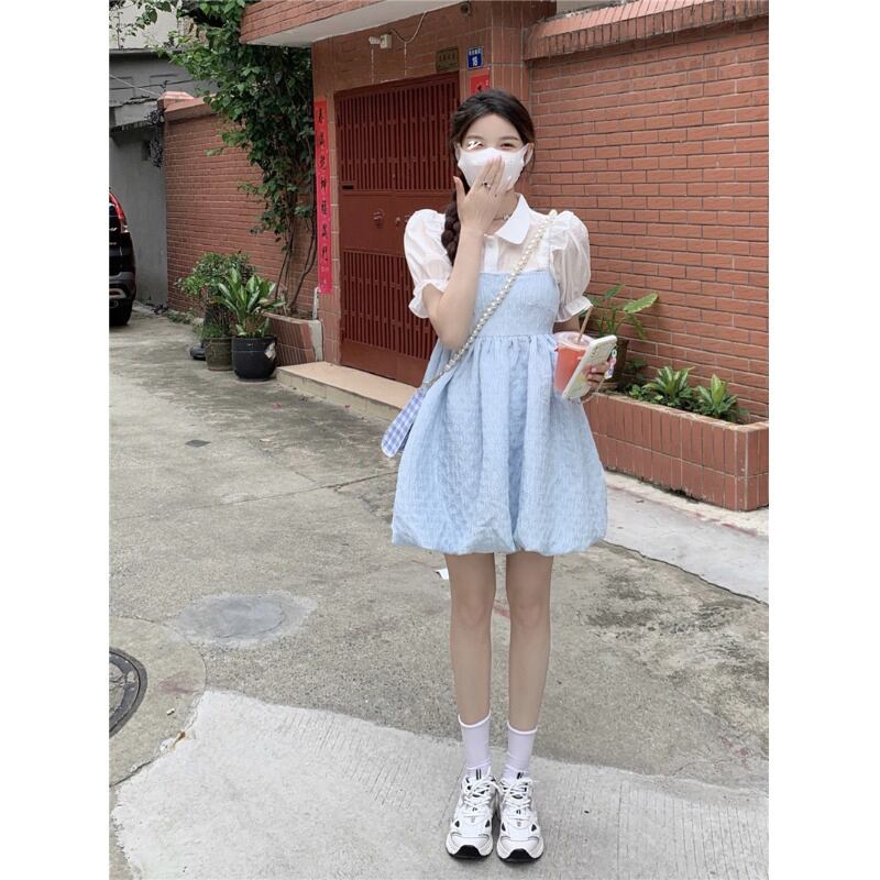 ドレス サマースカート 薄手 大人ガーリー スウィート キュート カジュアル ふわふわ 夏物 萌量不足62384037463