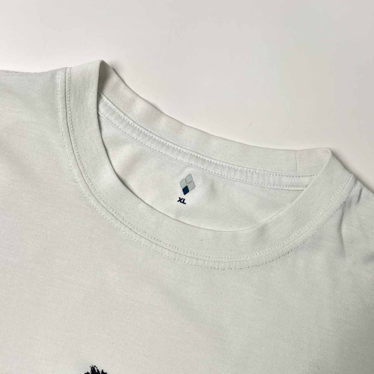 mont-bell モンベル マウンテン 山 デザイン 半袖 Tシャツ XL/ホワイト メンズ #1114145