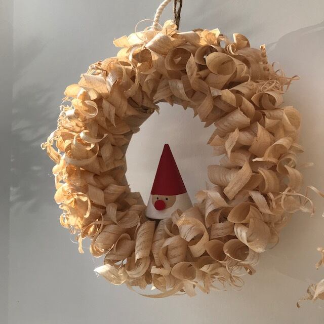 桐のリース 20センチ ナチュラルリース クリスマスリース | ihana