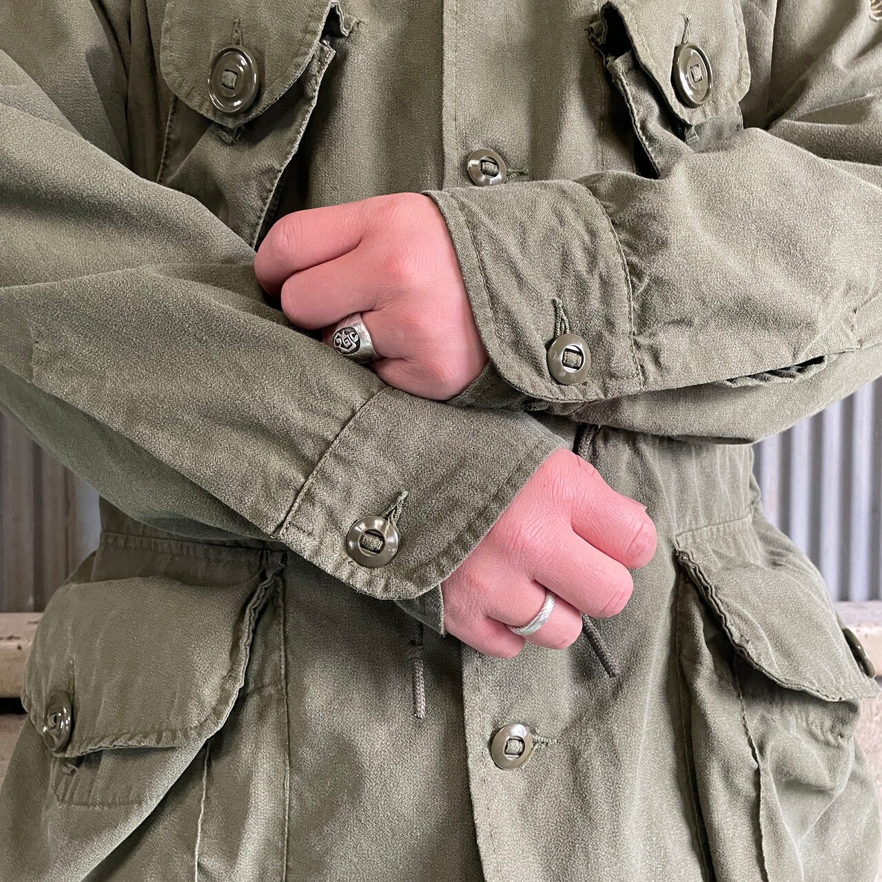 80年代 カナダ軍 MK2 ミリタリー フィールドジャケット シャツ 